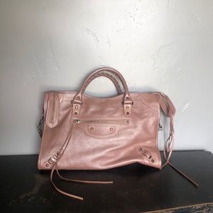 Dusty Rose Balenciaga Handbag